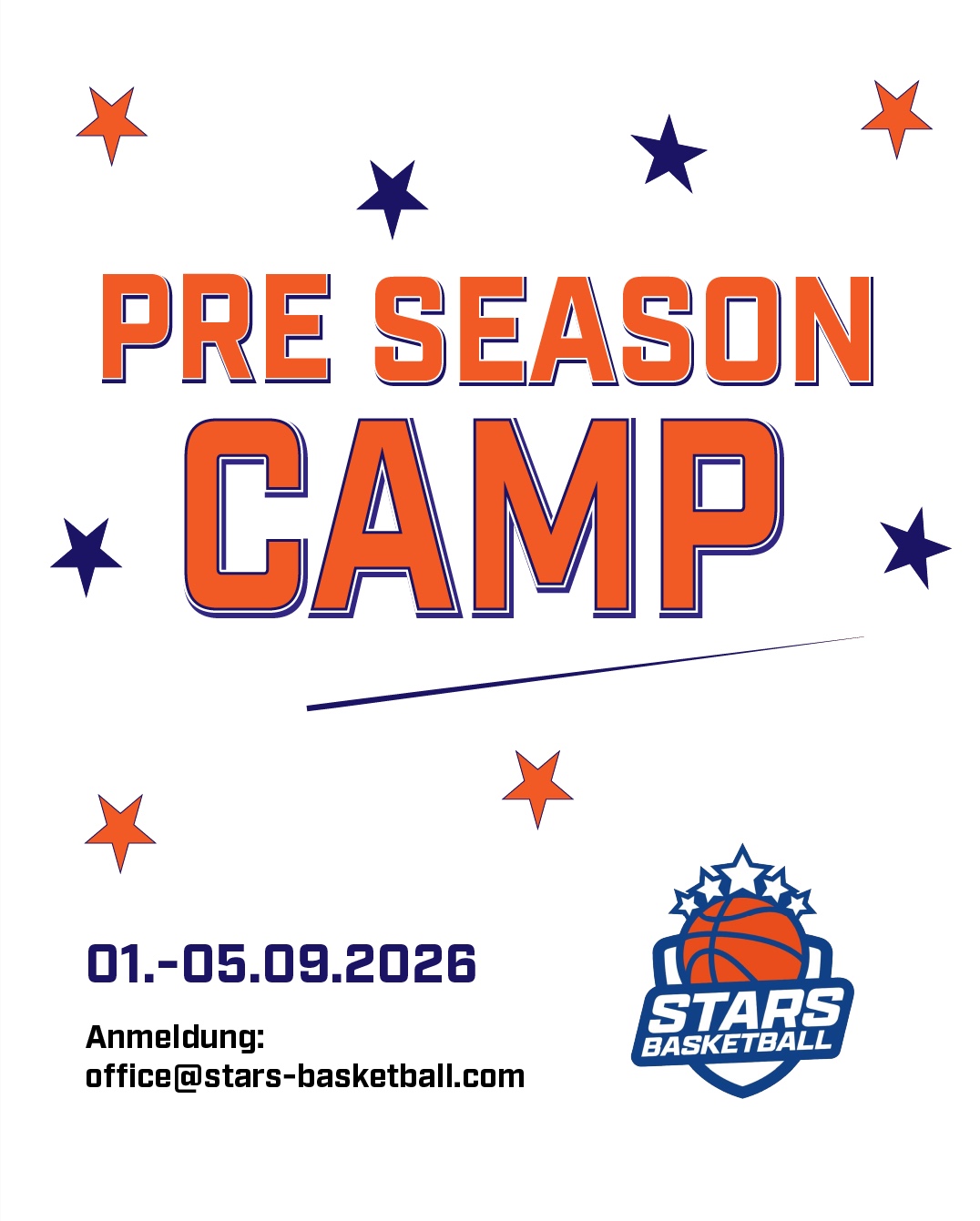 Saisonstart 2026/27: Startschuss mit dem Stars Pre-Season Camp!