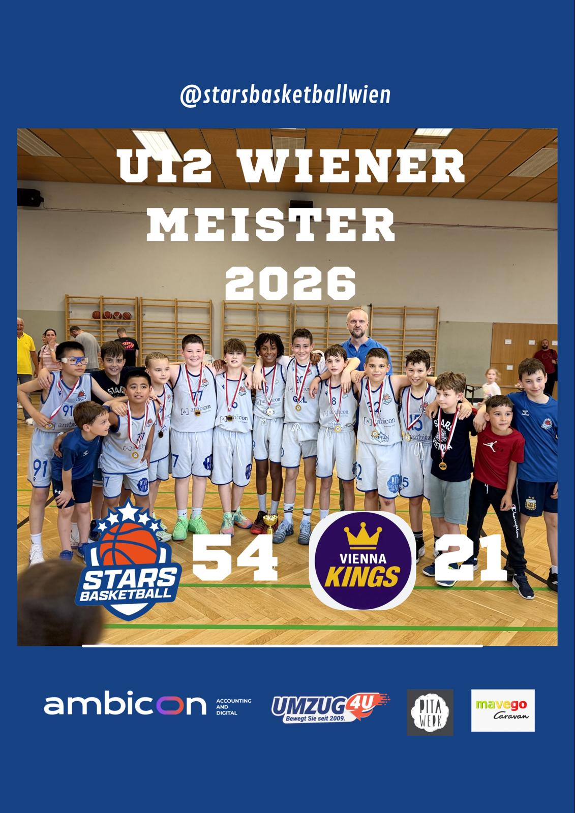 🏆 U12 BURSCHEN SIND WIENER MEISTER! 🏆