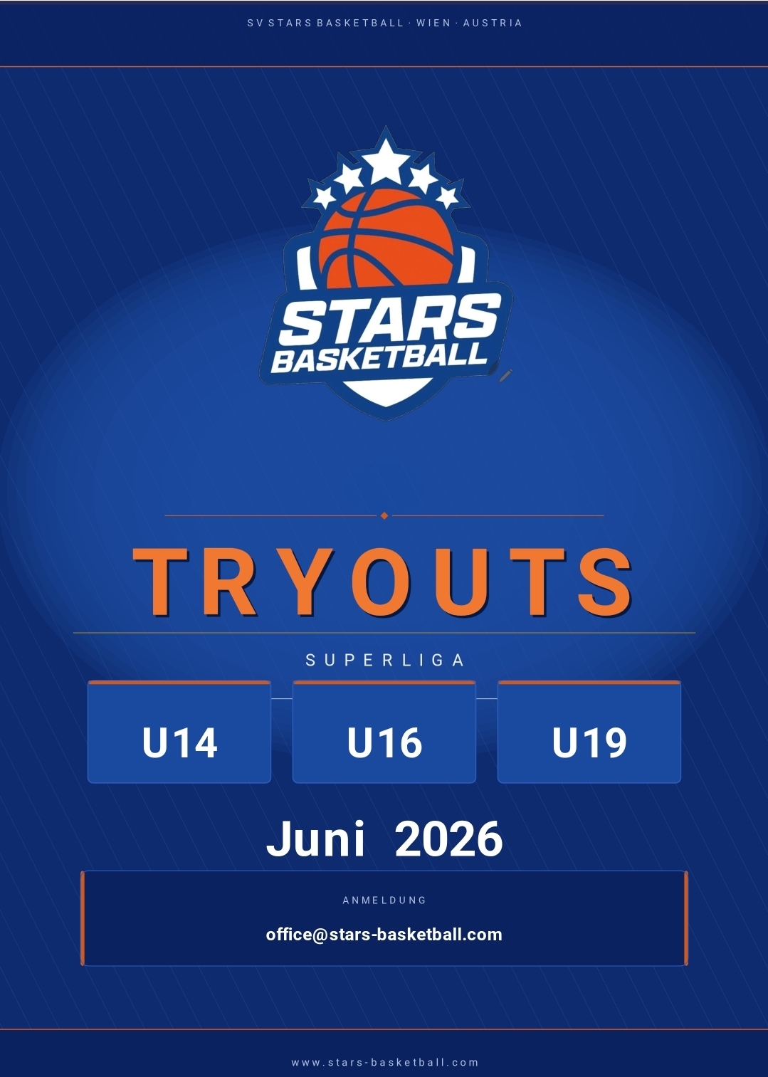 Tryouts Superliga – U14 | U16 | U19